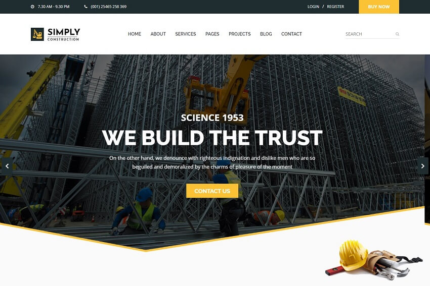 Free Construction Website Templates FREE PRINTABLE TEMPLATES